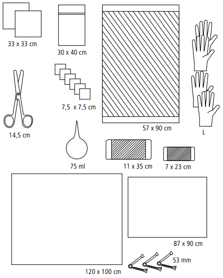 Foliodrape CPT Emergency 290962