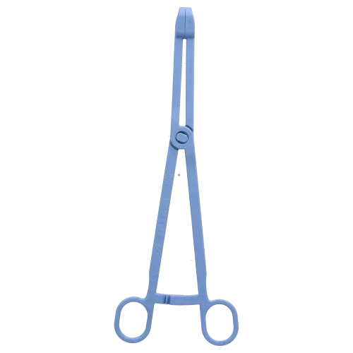 Kleszcze do wacików proste, jednorazowe, sterylne 24 cm - (1 szt.)