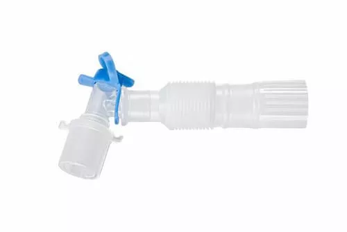 Łącznik martwa przestrzeń 15cm 22F-22M/15F, podwójnie obrotowy + port.