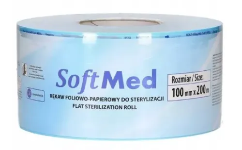 Rękaw pap.fol do sterylizacji 10cmx200m SoftMed